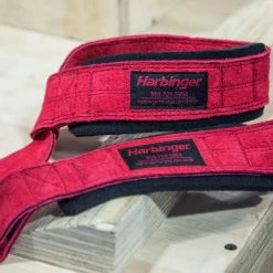 Harbinger Padded Leather Lifting Straps