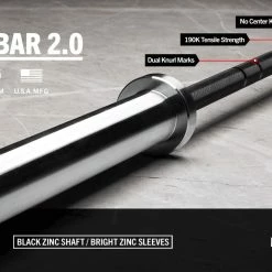 Rogue Fitness The Bella Bar 2.0 - Black Zinc
