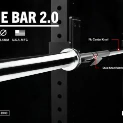 Rogue Fitness The Rogue Bar 2.0 - Black Zinc